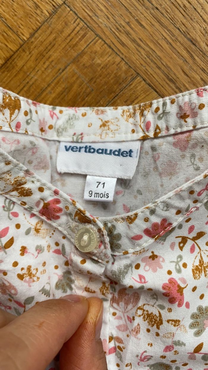 Chemise fille 9 mois Vertbaudet - photo numéro 4