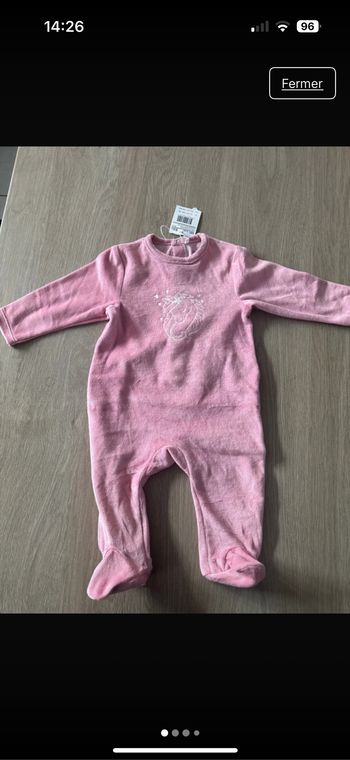 Pyjama velour neuf