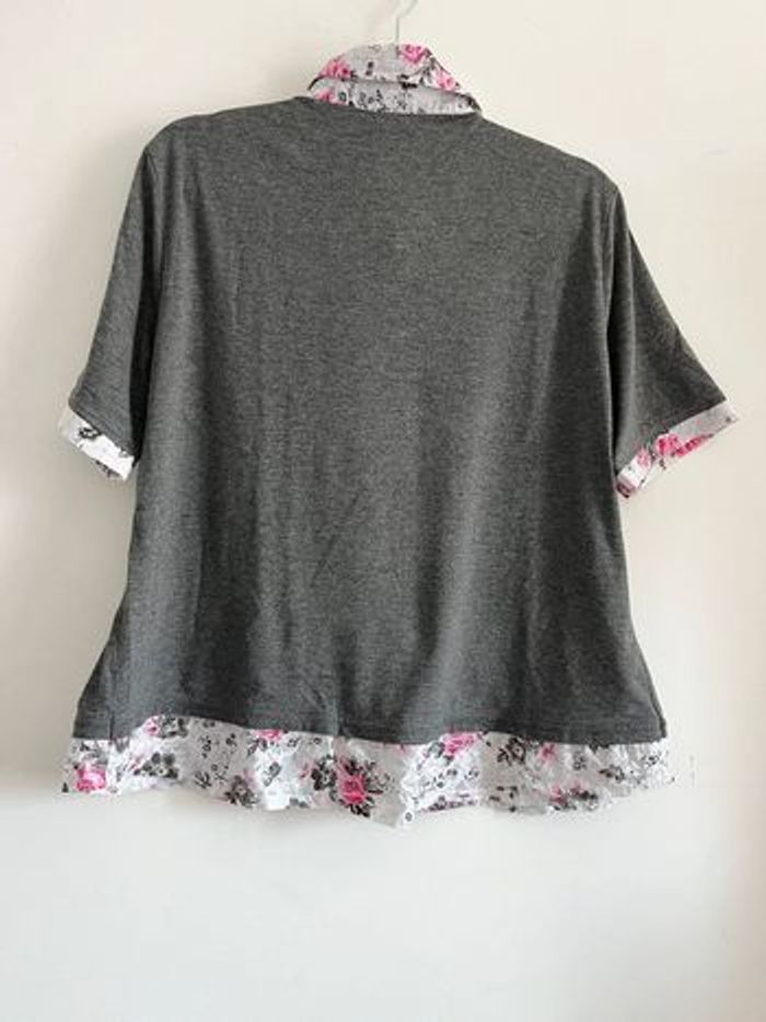 T-shirt chemise Canda femme taille 46/48 - photo numéro 7