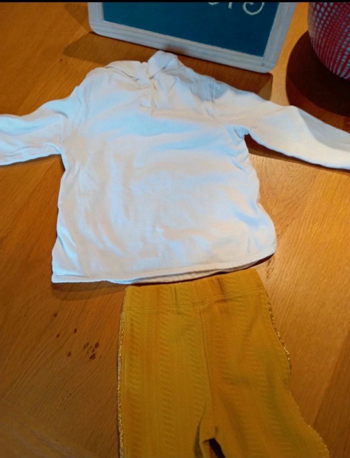 Ensemble Orchestra legging et t-shirt manches longues taille 6 mois en bon état - photo numéro 4