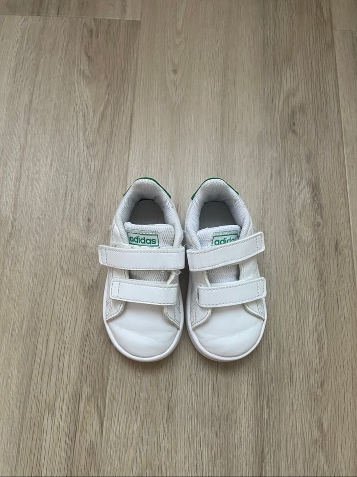 Baskets Adidas blanches et vertes 20 - photo numéro 6