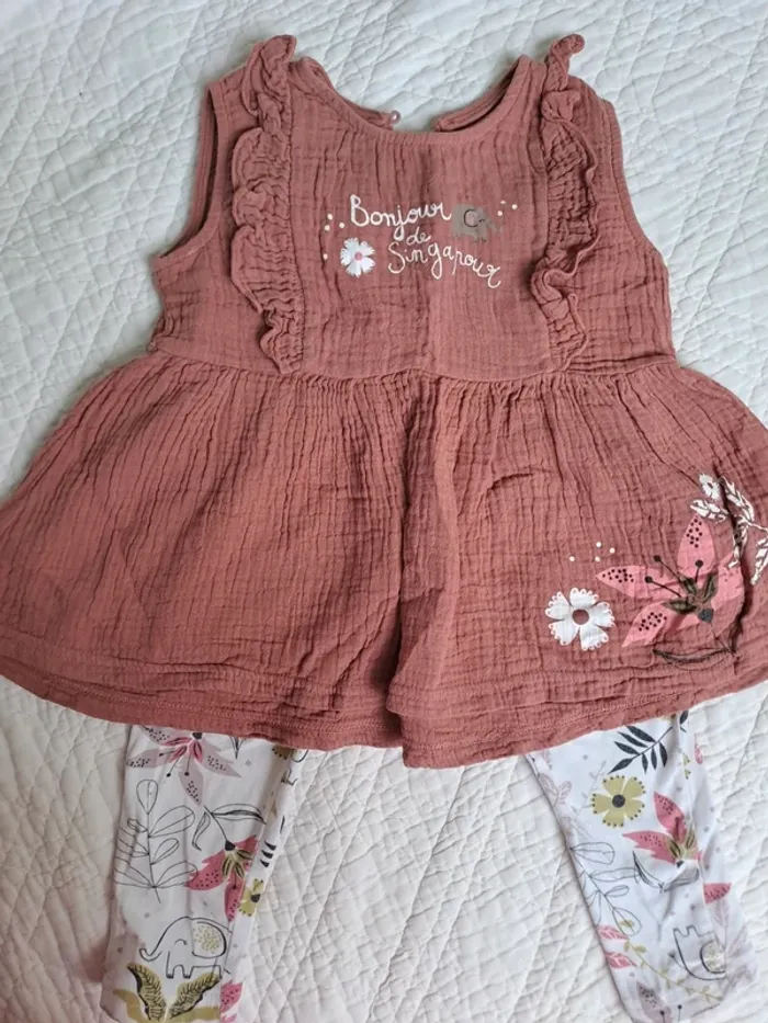 Ensemble Petit Béguin- 24 mois - Printemps/été