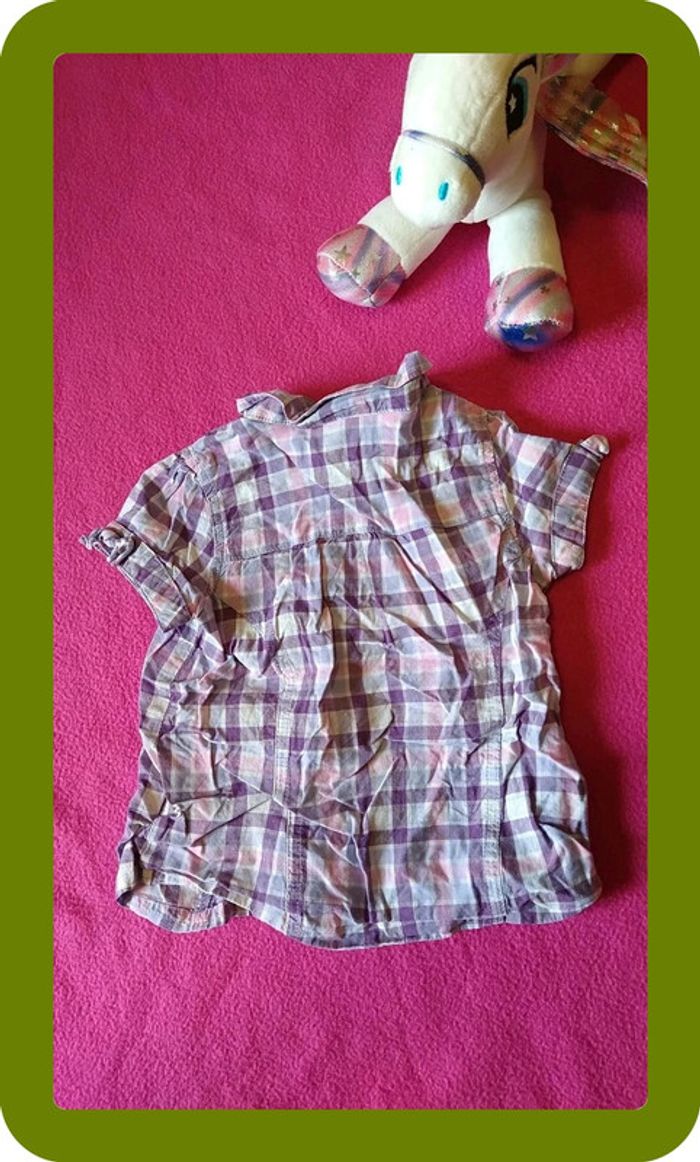 Chemisier manches courtes marque Sergent Major taille 18 mois (86cm) en très bon état - photo numéro 2