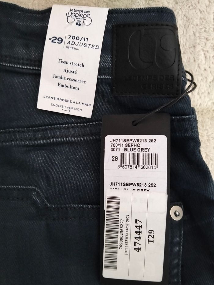 Jeans noir w29 le temps des cerises - photo numéro 3