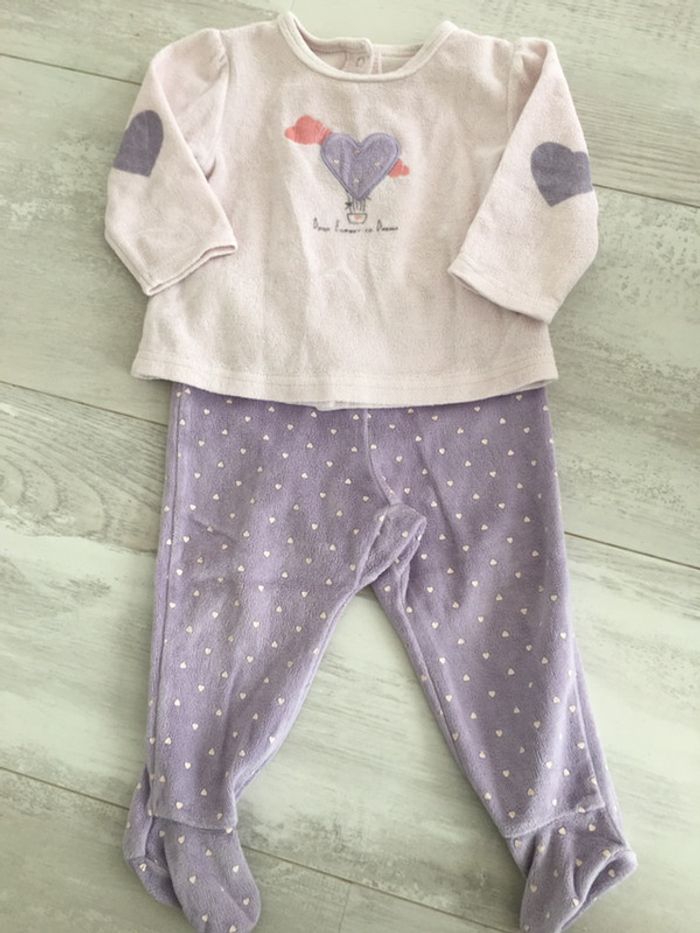 Pyjama 2 pièces fille Tape à l’œil 12mois