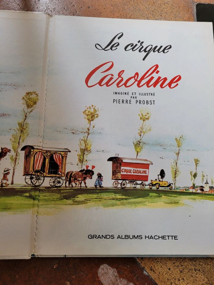1964 Livre ancien rare le cirque Caroline grand album collection Pierre Probst - photo numéro 4