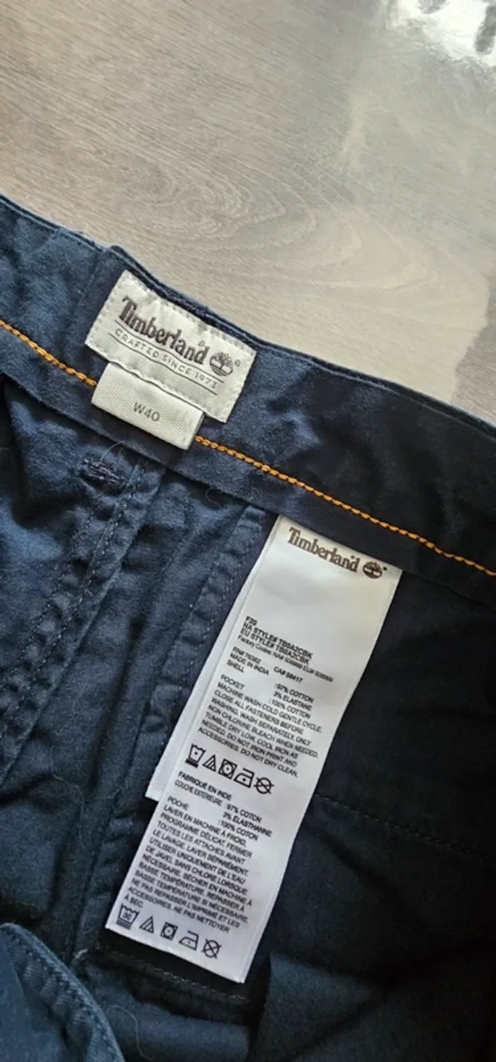 Short chino bermudas timberland w40 soit taille 50 - photo numéro 4