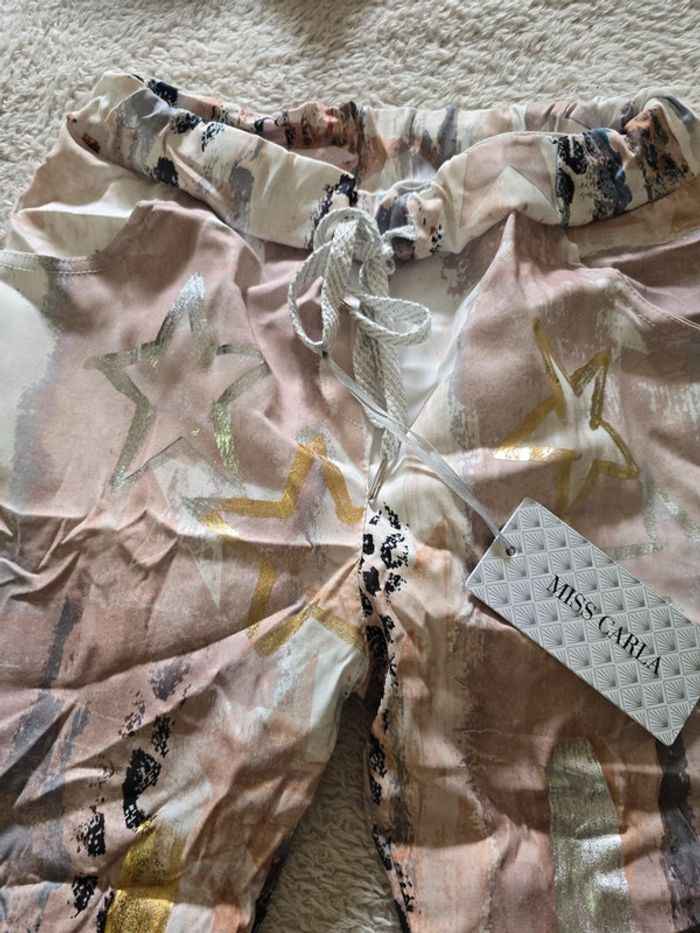 Pantalon degradé léopard 🍒new collection🍒taille unique du 34 au 44 non négociable - photo numéro 4