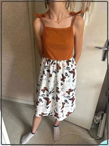 Magnifique robe papillon taille 11-12ans marque shein
