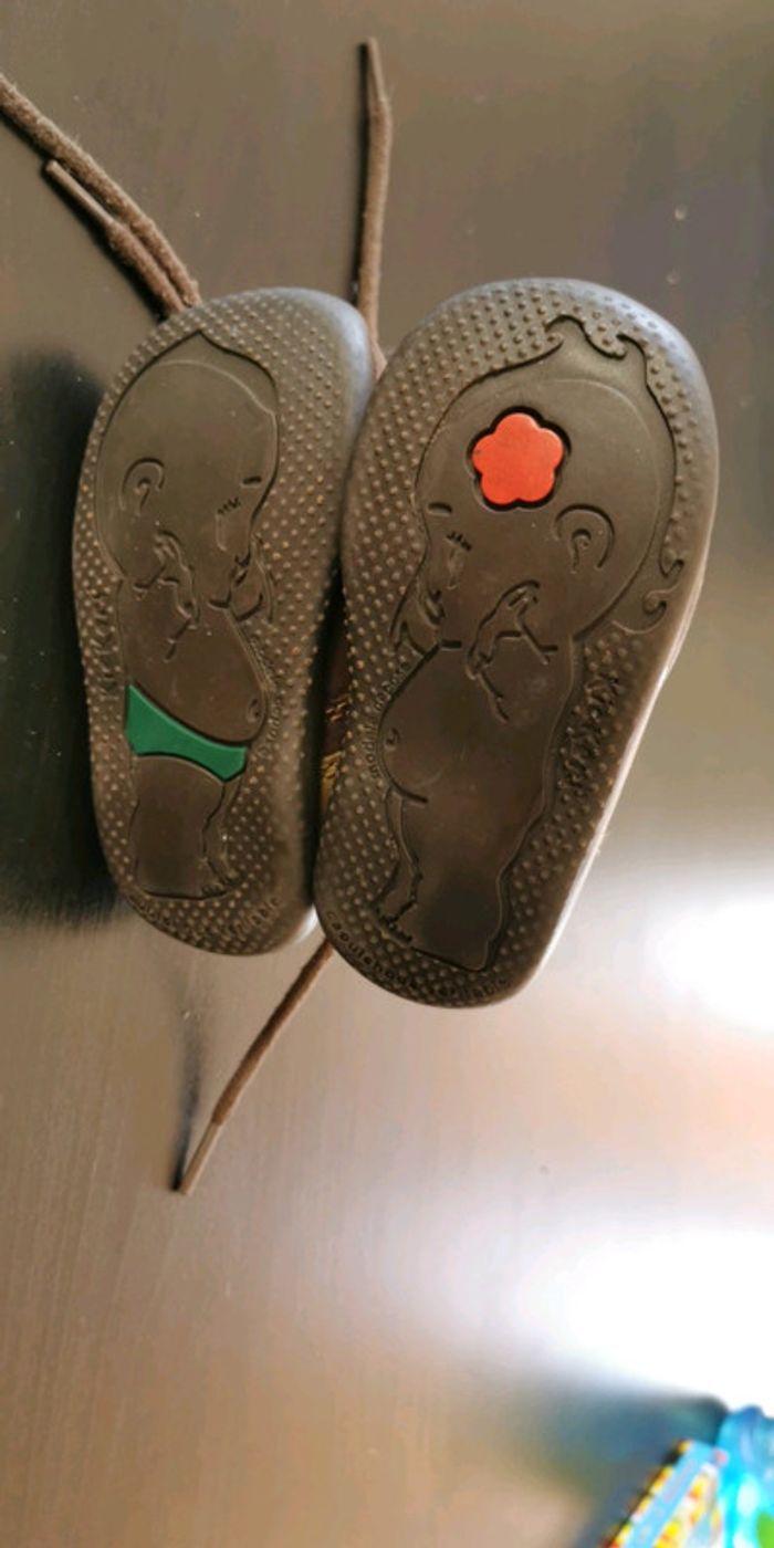 Kickers marron et jean T19 - photo numéro 3