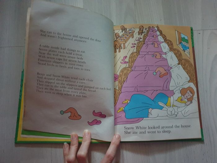 Sublime livre blanche neige 1978 anglais - photo numéro 4