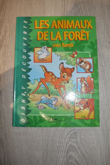Livre Les animaux de la forêt avec Bambi Disney Hachette