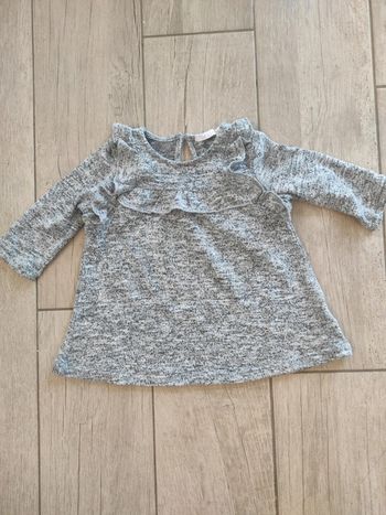 Robe hiver gris chiné 9 mois