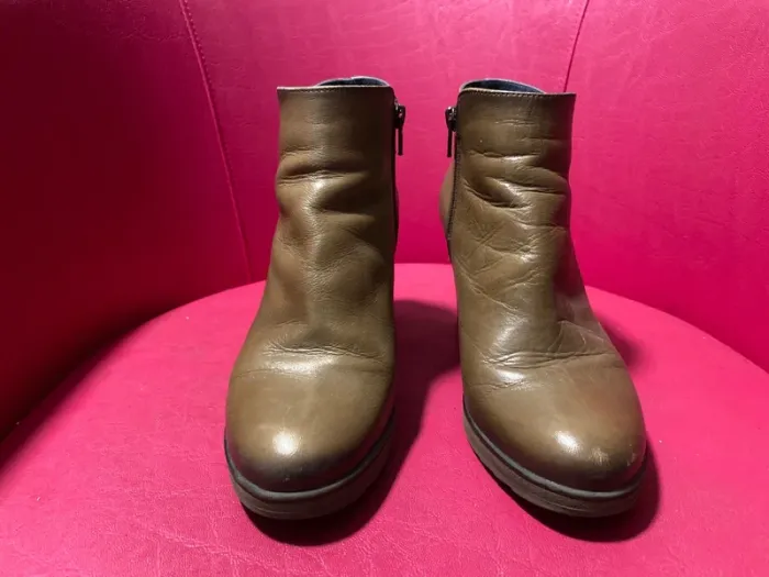 Bottine cuir marron taille 38 - photo numéro 2