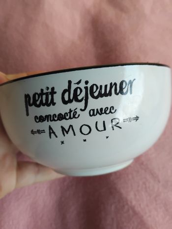 Bol  à déjeuner
