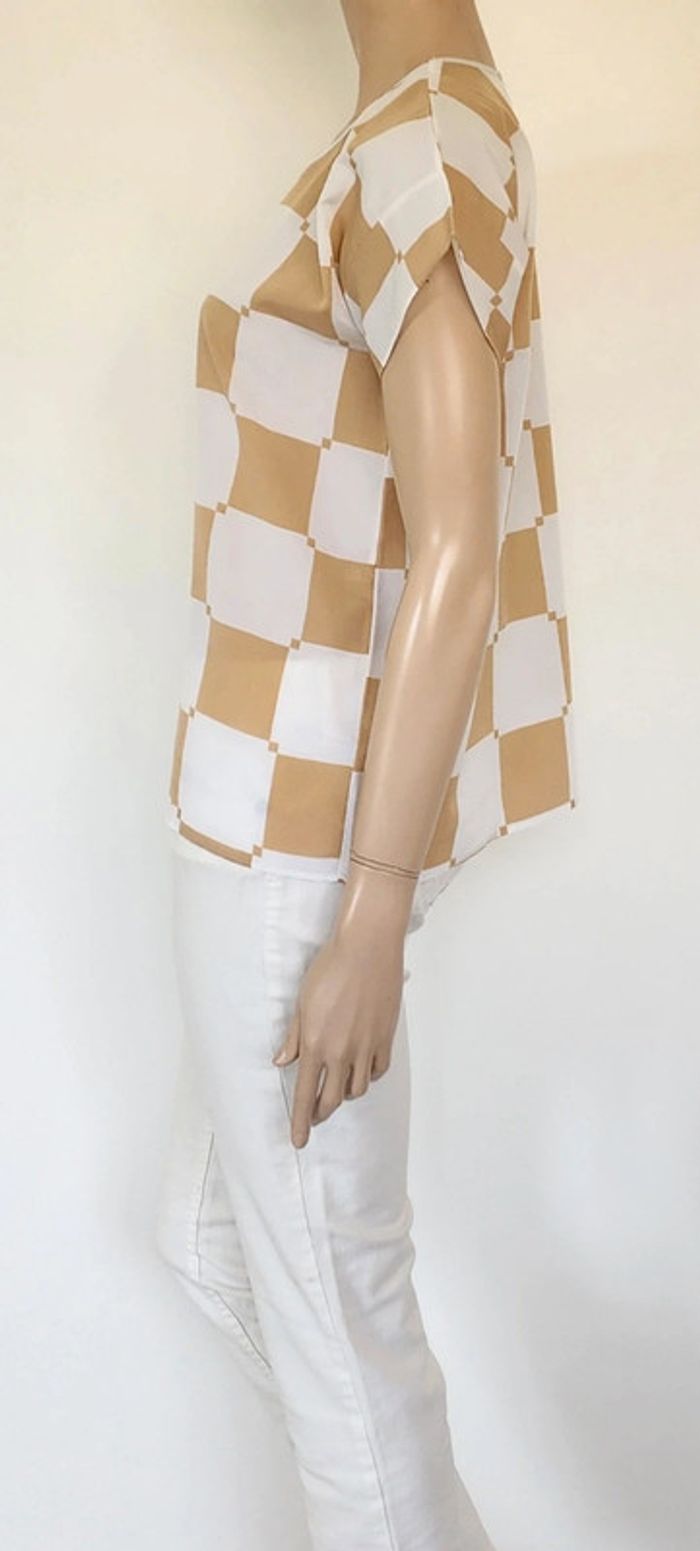 Blouse à carreaux Printemps T.40 - photo numéro 3