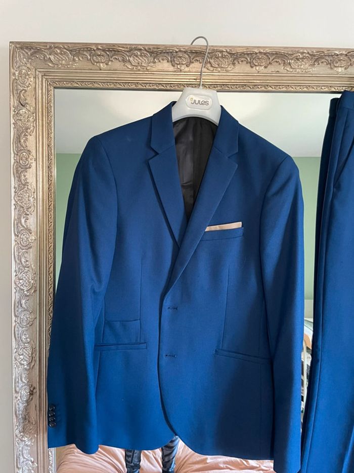 Costume deux pièce bleu - photo numéro 3