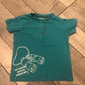 Tee Shirt vert baudet 12mois