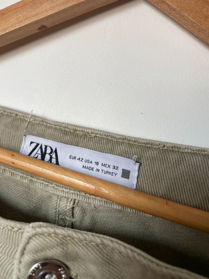 Pantalon vert zara - photo numéro 3