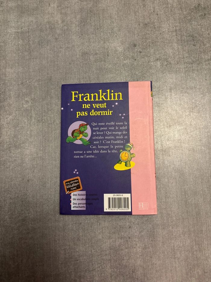Livre Franklin ne veut pas dormir - photo numéro 2
