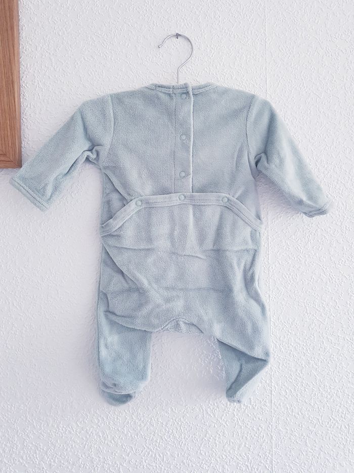 Kiabi - Grenouillère / pyjama une pièce / dors bien en velours - Neuf ! - photo numéro 3