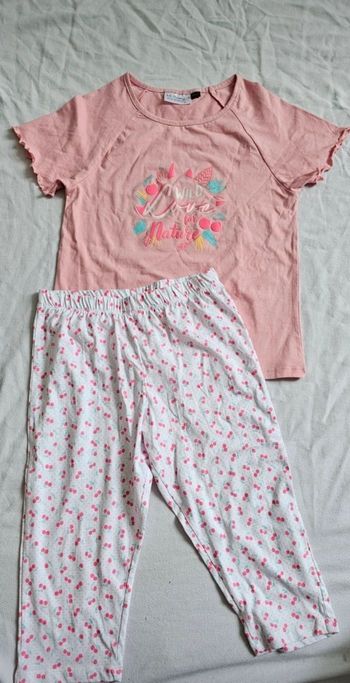 Pyjama deux pièces enfant fille 10 ans Neuf