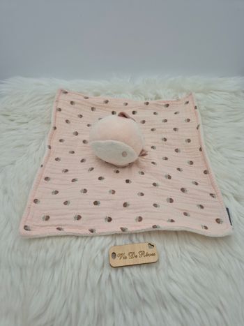 Doudou plat carré Oiseau Orchestra Indian Dreams