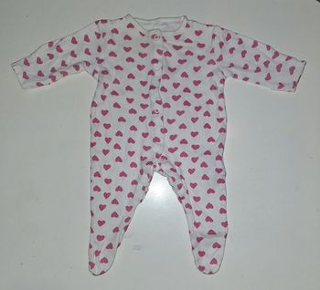 Pyjama cœur rose