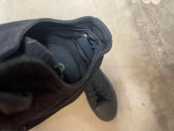 Converse noire plate-forme - photo numéro 4
