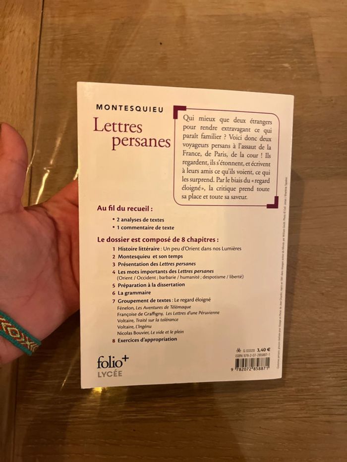 Livre les lettres persanes - photo numéro 2