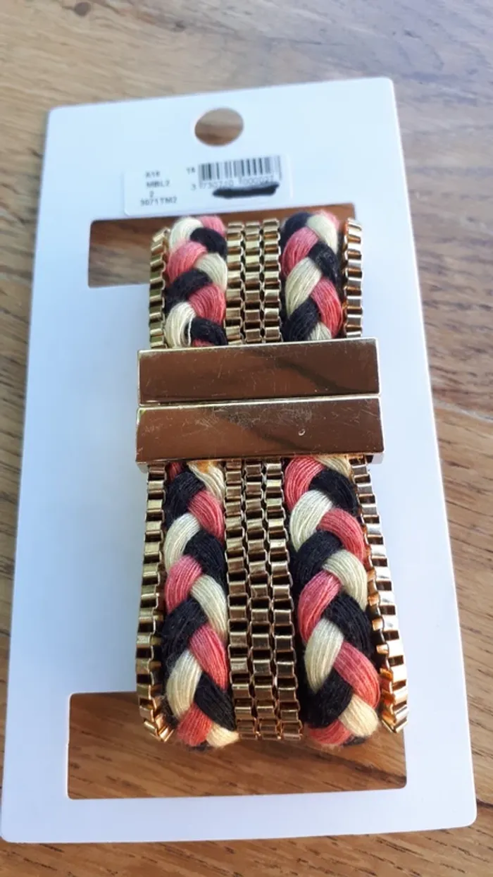 Bracelet fantaisie tressé - photo numéro 2