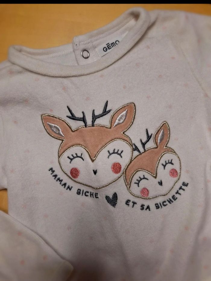 Pyjama pour fille taille 24 mois marque Gémo très bon état - photo numéro 5