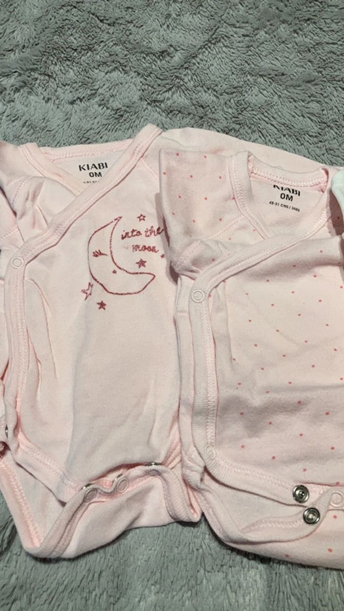 Lot de 3 bodies bébé fille - photo numéro 2