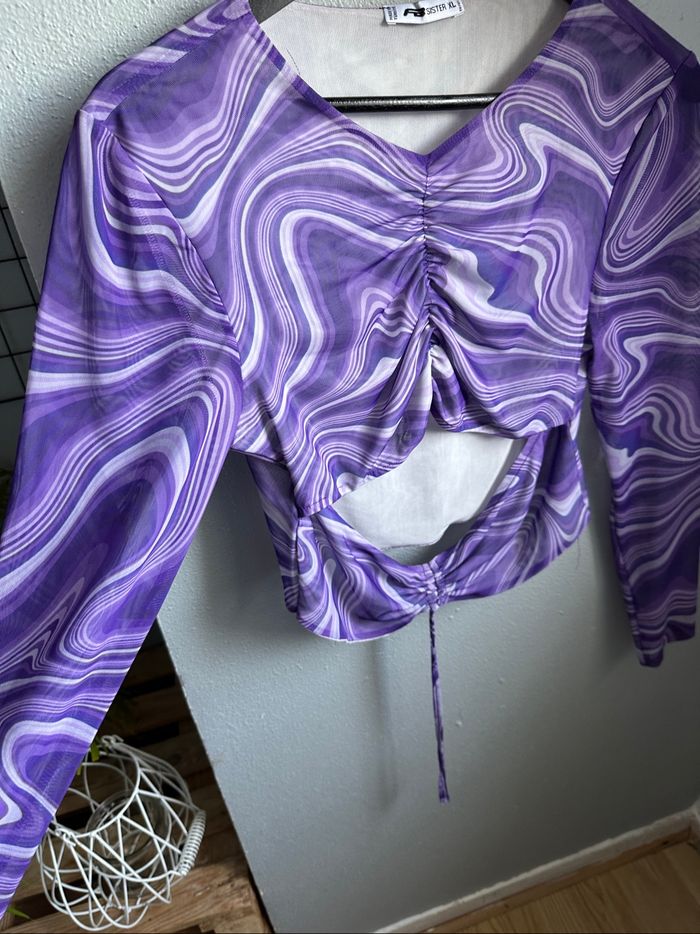 Haut violet - photo numéro 7