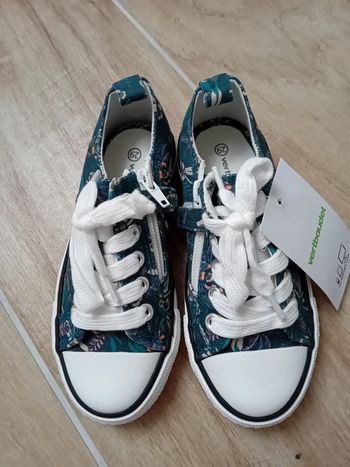 Baskets toile fille 29 Vertbaudet