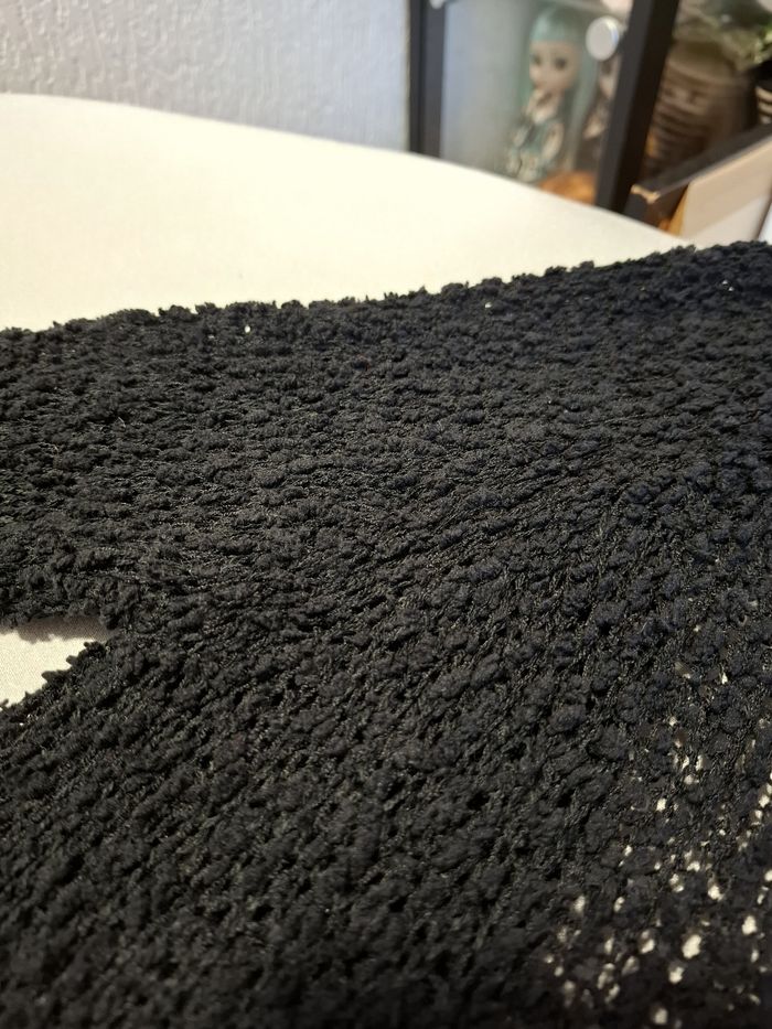 Joli gilet femme YFT noir XL maille ajourée très bon état - photo numéro 6