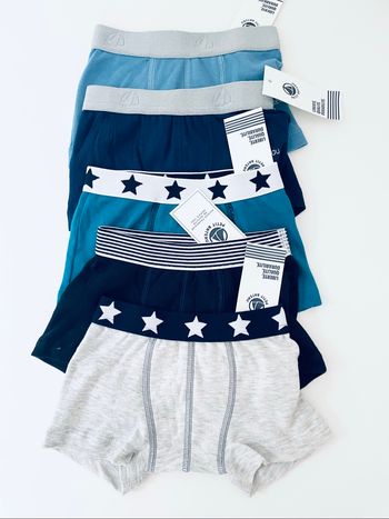 Lot de boxer Petit Bateau