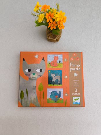 Primo puzzle Les chats Djeco