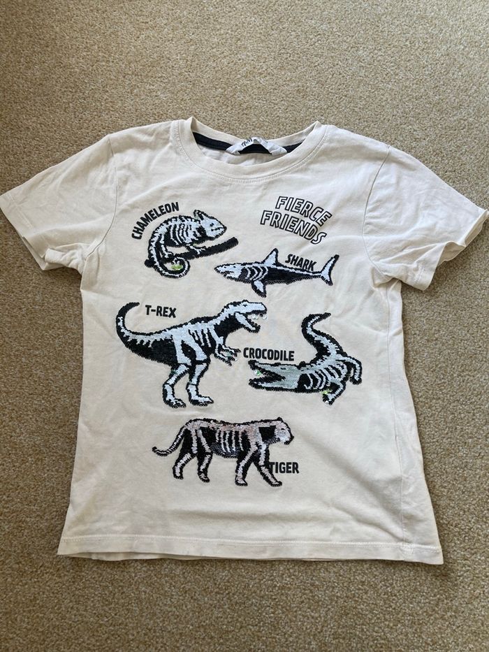 T-shirt à sequins h&m 4-6 ans - photo numéro 2