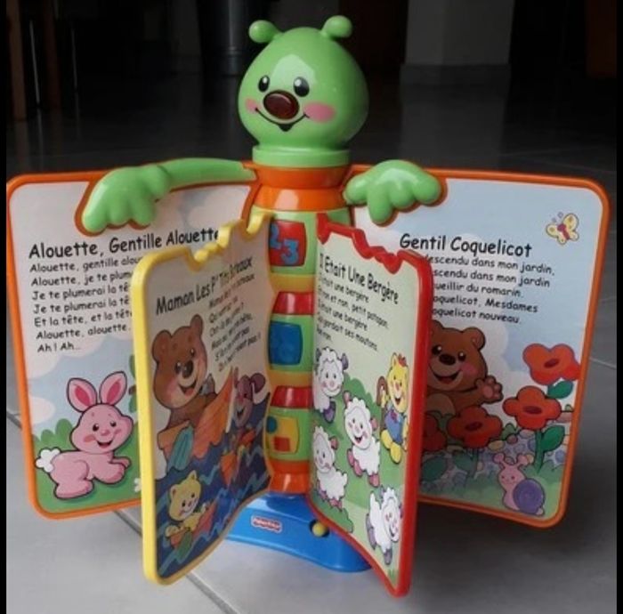 livre interactif comptines de fisher price - photo numéro 2