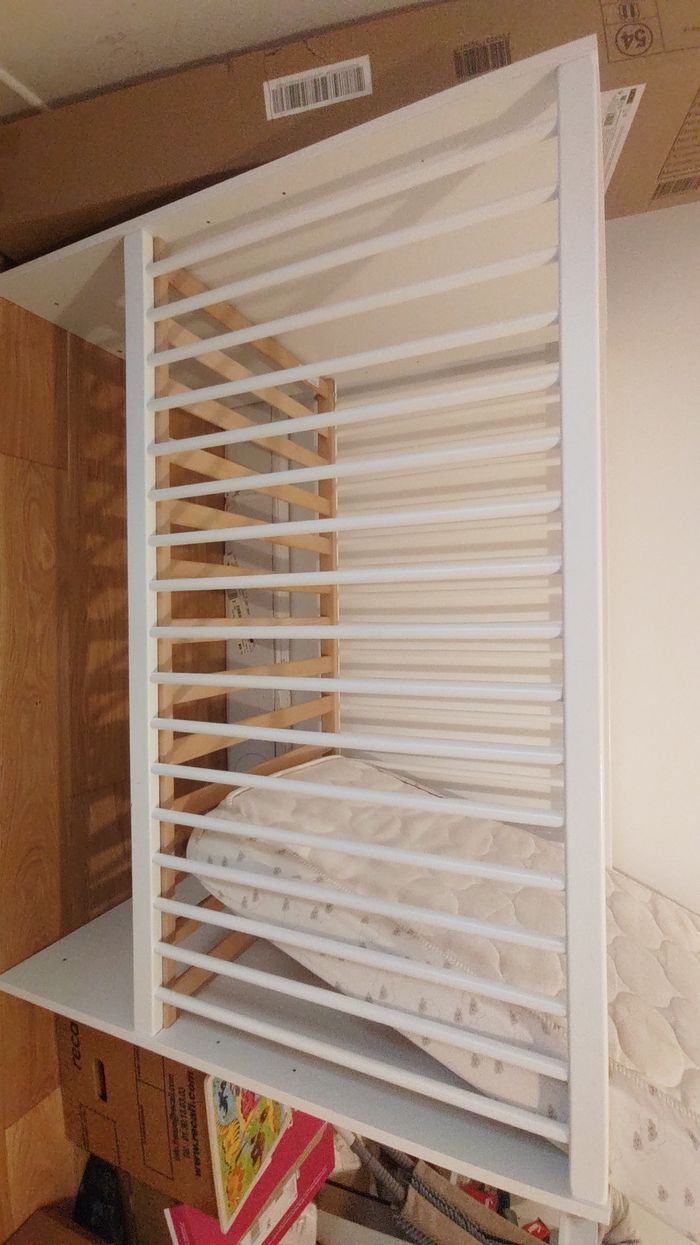 Lit barreaux 60x120 cm. - photo numéro 2