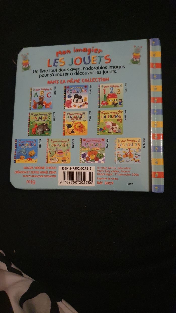 Mon imagier les jouets - photo numéro 2
