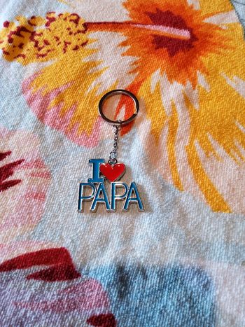 Porte clé je t’aime papa