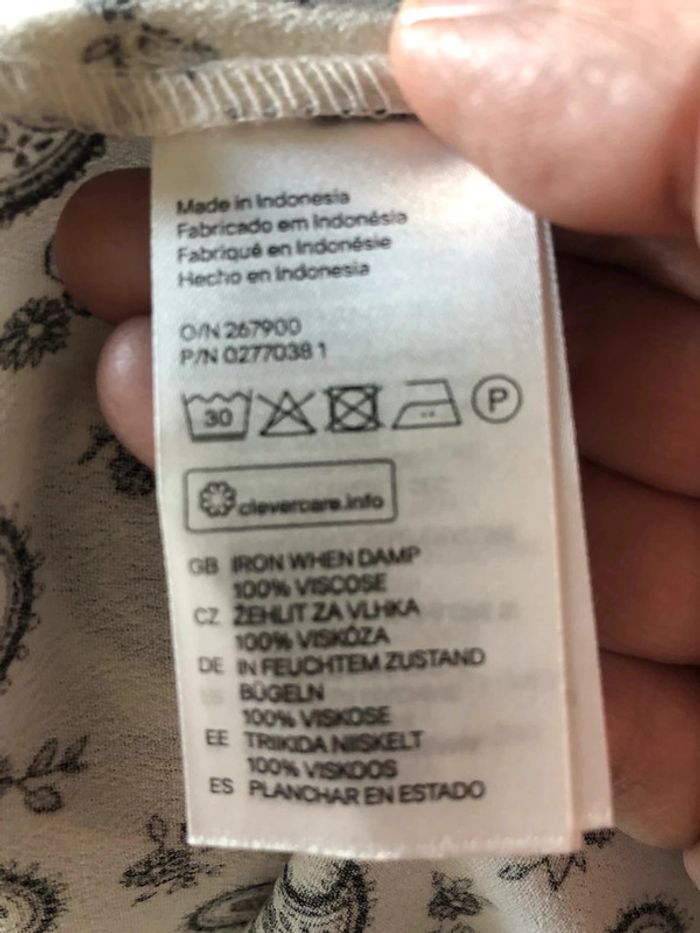 Blouse manches courtes 40  H&M - photo numéro 4