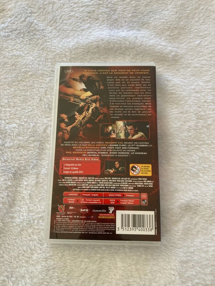 Umd psp Résident evil - photo numéro 2