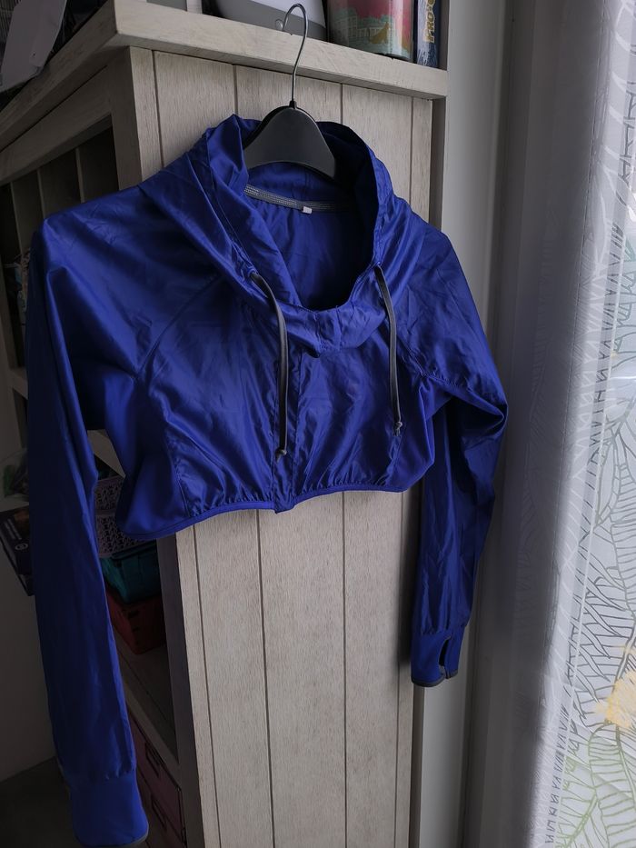 Veste courte matière K-Way femme - photo numéro 2