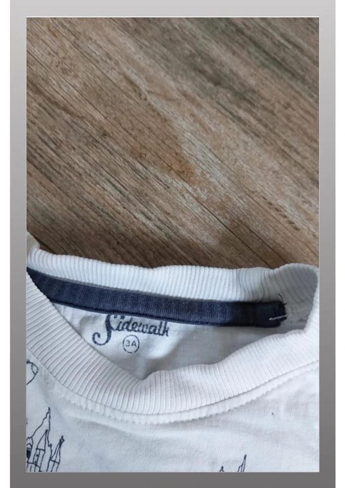 Tee shirt sidewalk blanc 3 ans - photo numéro 2