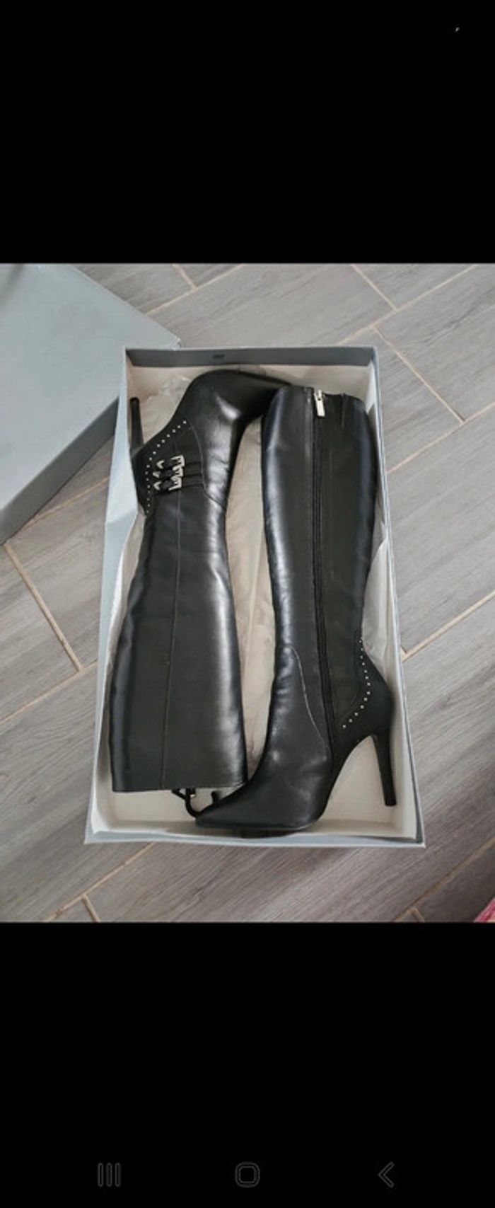 Bottes en cuir minelli