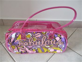 Sac à main plastique enfant peint à la main