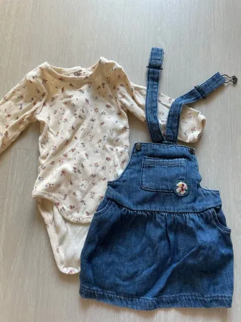 Ensemble salopette robe